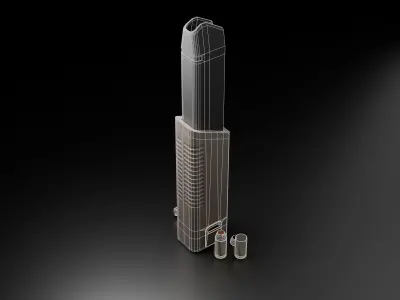 Kriss Magazine Extender to 33 rounds 10mm Free low-poly 3D model