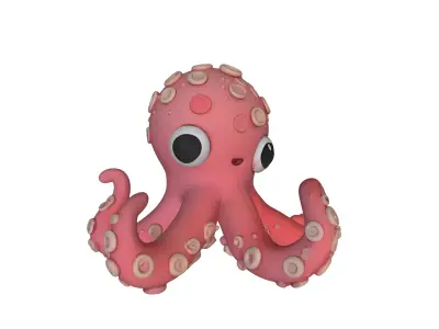 Octopus 3D model