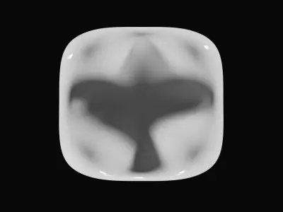 Tooth 3D model Low-poly 3D model