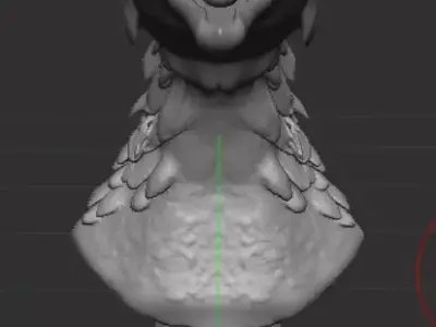 Bust of a Bird Free 3D print model