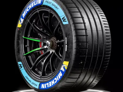 MICHELIN Pilot Sport Hypercar GTP 34 71 18 W 3D model