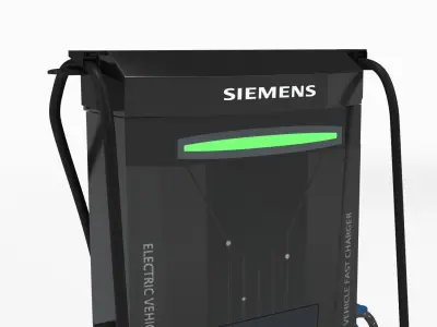 Siemens - VersiCharge Ultra 50 DCFC EV Dispenser 3D model