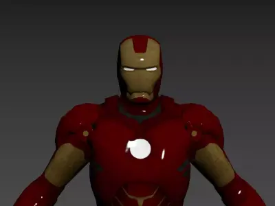 Iron Man MK4 3D Model - CXC Low-poly 3D model