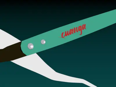 Recurve Bow Low-poly 3D model