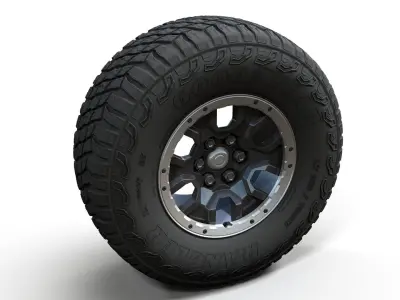 Offroad custom 4x4 wheel 3D model