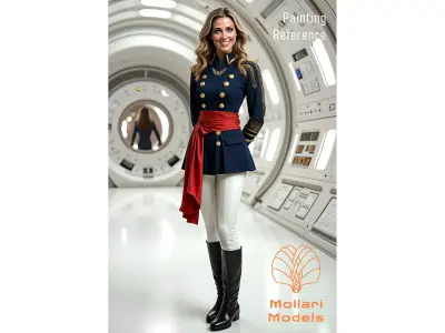 Colonel Wilma Dress Uniform - Buck Rogers in the 25th Century 3D print model