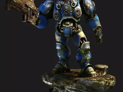 StarCraft  soldier 3D model