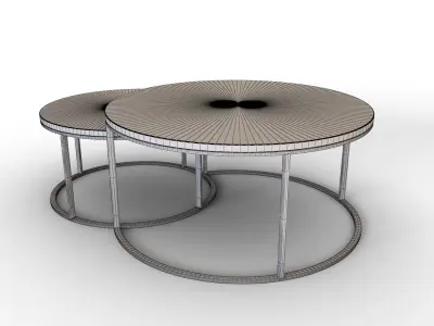 Round coffee table  Free 3D model