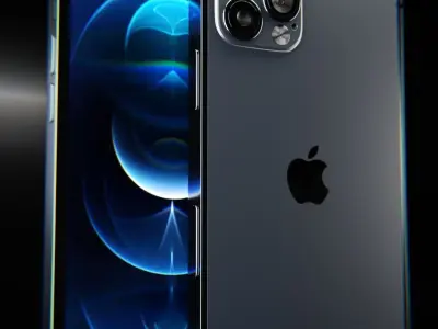 IPHONE 12 PRO MAX Low-poly 3D model