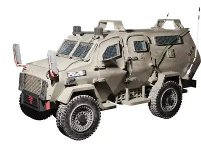 Wolf Zeev IDF armored vehicle 3D model