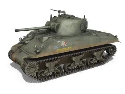 M4A2 Sherman - Colorado 3D model