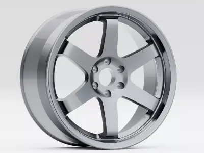Subaru WRX STI AVID AV-06 Rim 3D model