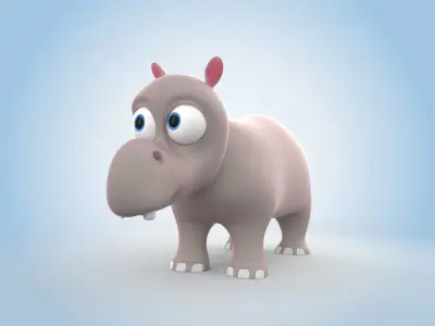 Hippo 3D model