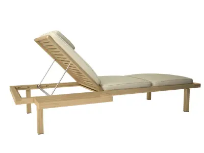Lounge chair 3D model 5