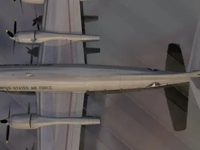 Republic XF-12 Rainbow 3D model