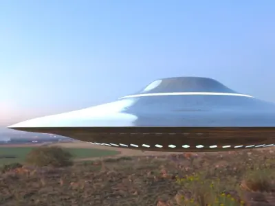 Spaceship Realistic Ufo - Ovni - Nave Espacial 3D model