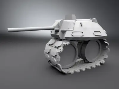 Tonk Scale Model 3D print model