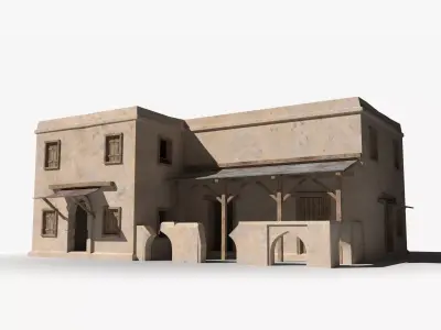 Arab x12 Low-poly 3D model