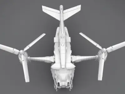 Vertibird scale model 3D print model