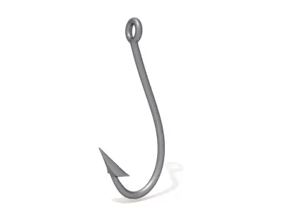  Fishing Hook 3D model