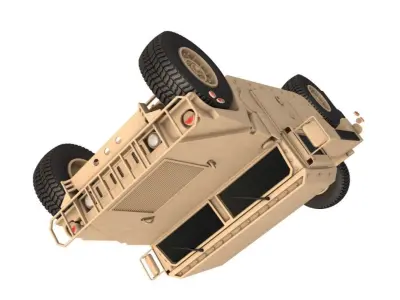 HMMWV M998 Desert 3D model