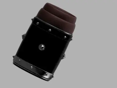 Forearm plate Armour version 3 3D model