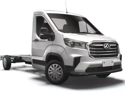 Maxus Deliver9 Chassis Long 2022 3D model