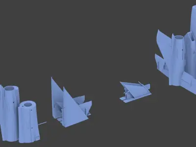 Mikoyan-Gurevich Ye-8 mig-23 3D print model