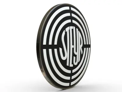 steyr logo 3D model