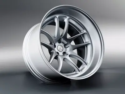 Work Emotion CR KAI Low-poly 3D model