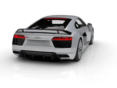 AUDI R8 2017 Free 3D model