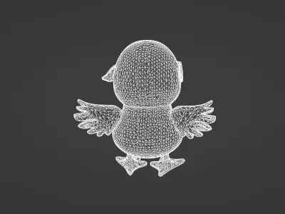 Cool Chick with Sunglasses - 3D Character Model 3D model