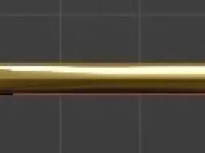OSMANTHUS SWD 3D PRINT MODEL-FRAGANT OLIVE SWORD-made in Blender 3D model