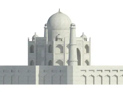 TAJ MAHAL REVIT MODEL 3D model