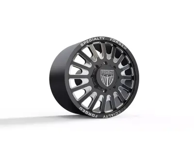 FRONT SPECIALITY FORGED D019 WHEEL 3D MODEL 3D model