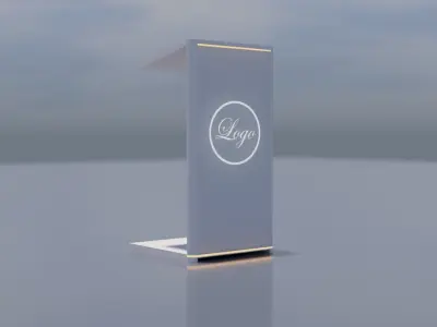 Podium Perfection A Light-infused 3D Stand Free 3D model