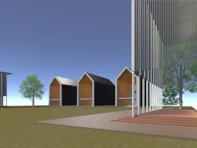 Outdoor pavilion 25-45 3D model