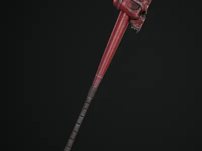 Cruelty Bat Low-poly 3D model