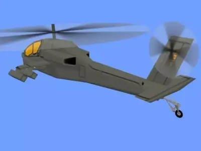 HLICOPTER1 us army helicopter 3D model
