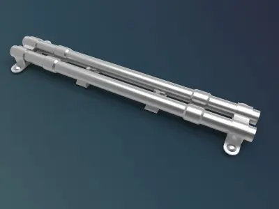 pipe line 3D print model