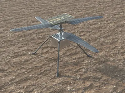 Ingenuity Mars helicopter 3D model