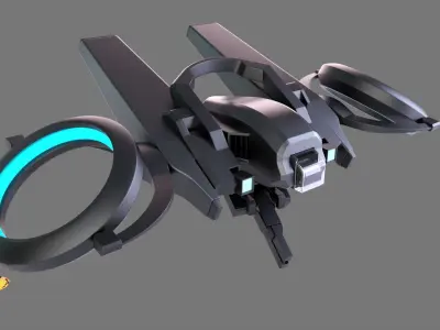 Falcon Drone 3D model