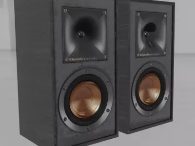 Speakers Bookshelf  Klipsch Reference Low-poly 3D model