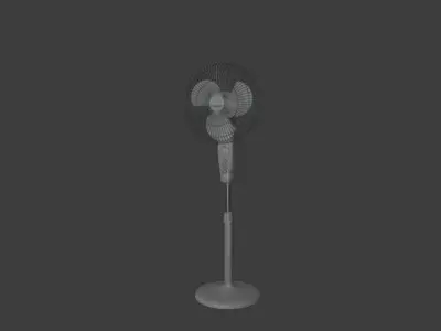 Tall Fan Free 3D model