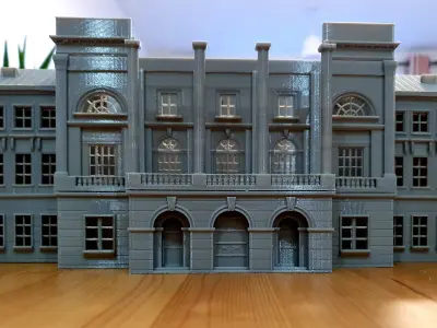 Palace 3D Model building Low-poly 3D model