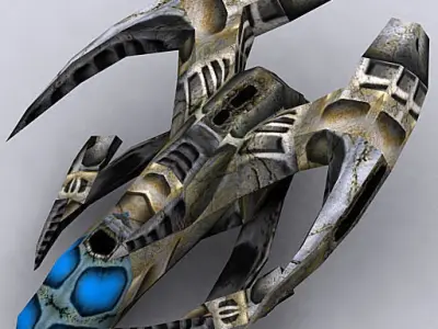 3DRT - Alien Invasion Pack Low-poly 3D model