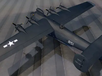 Consolidated PB2Y-3 Coronado 3D model