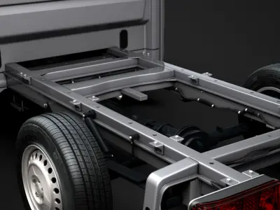 RAM Sprinter Chassis Crew Cab L2 RWD 2020 3D model