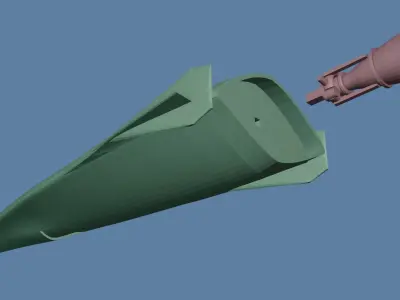 Model 192 ISINGLASS reconnaissance aircraft 3D print model