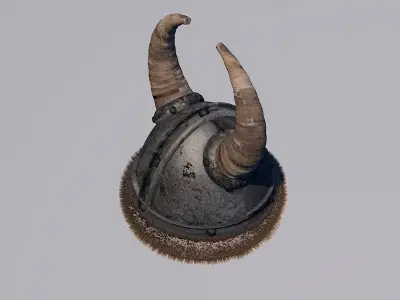 Barbarian hamlet 3D model